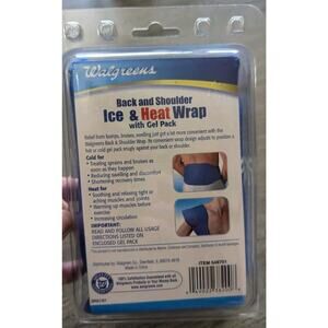 Reusable Gel Ice Pack Hot Cold Heat Therapy Wrap Back & Shoulder Pain Relief
